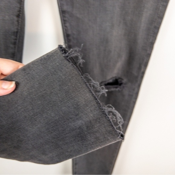 AG Adriano Goldschmied Womens The Legging Ankle Jean Distressed Grey Size 28 - Picture 5 of 11